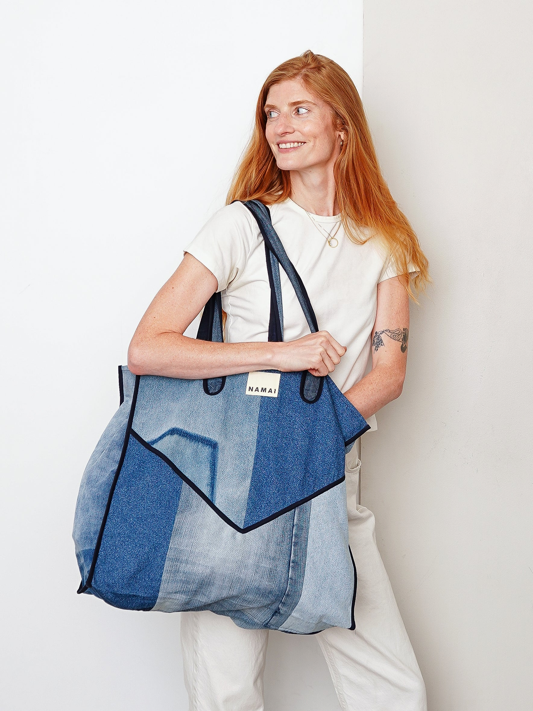 The Pasha Carryall Denim Tote Bag