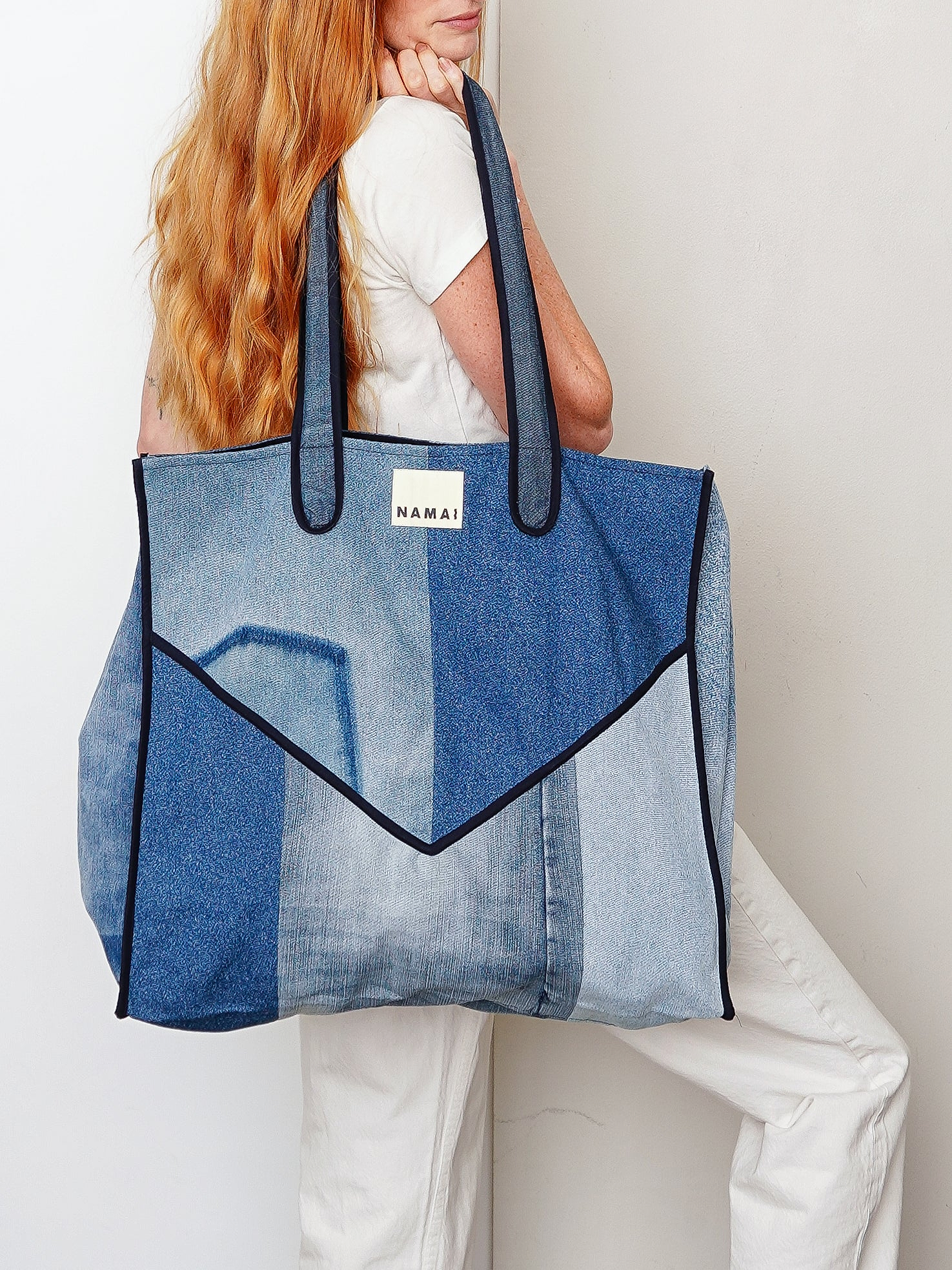 The Pasha Carryall Denim Tote Bag