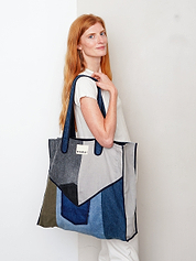 The Pasha Carryall Denim Tote Bag