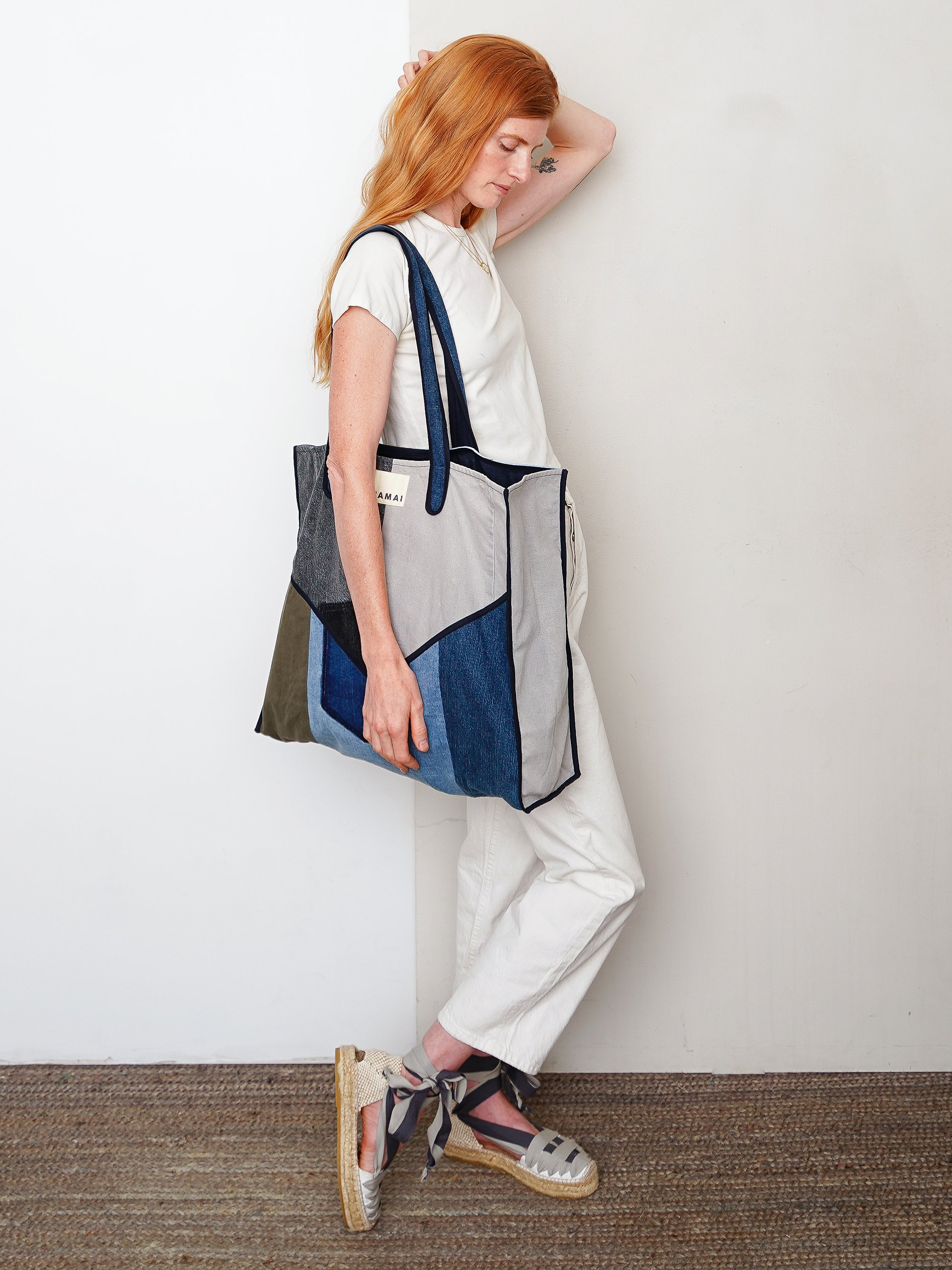The Pasha Carryall Denim Tote Bag