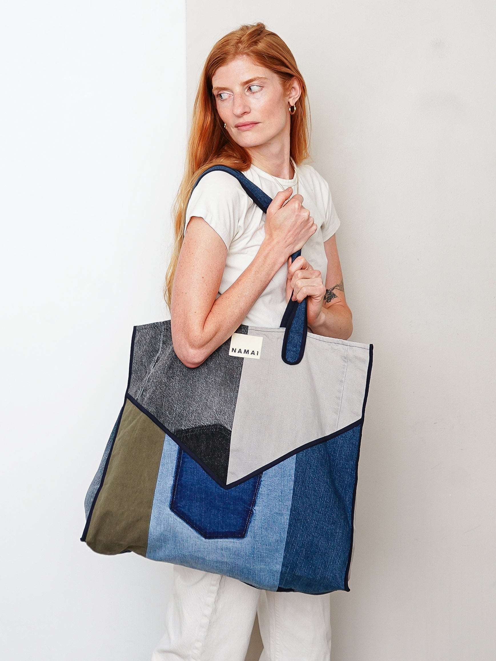 The Pasha Carryall Denim Tote Bag