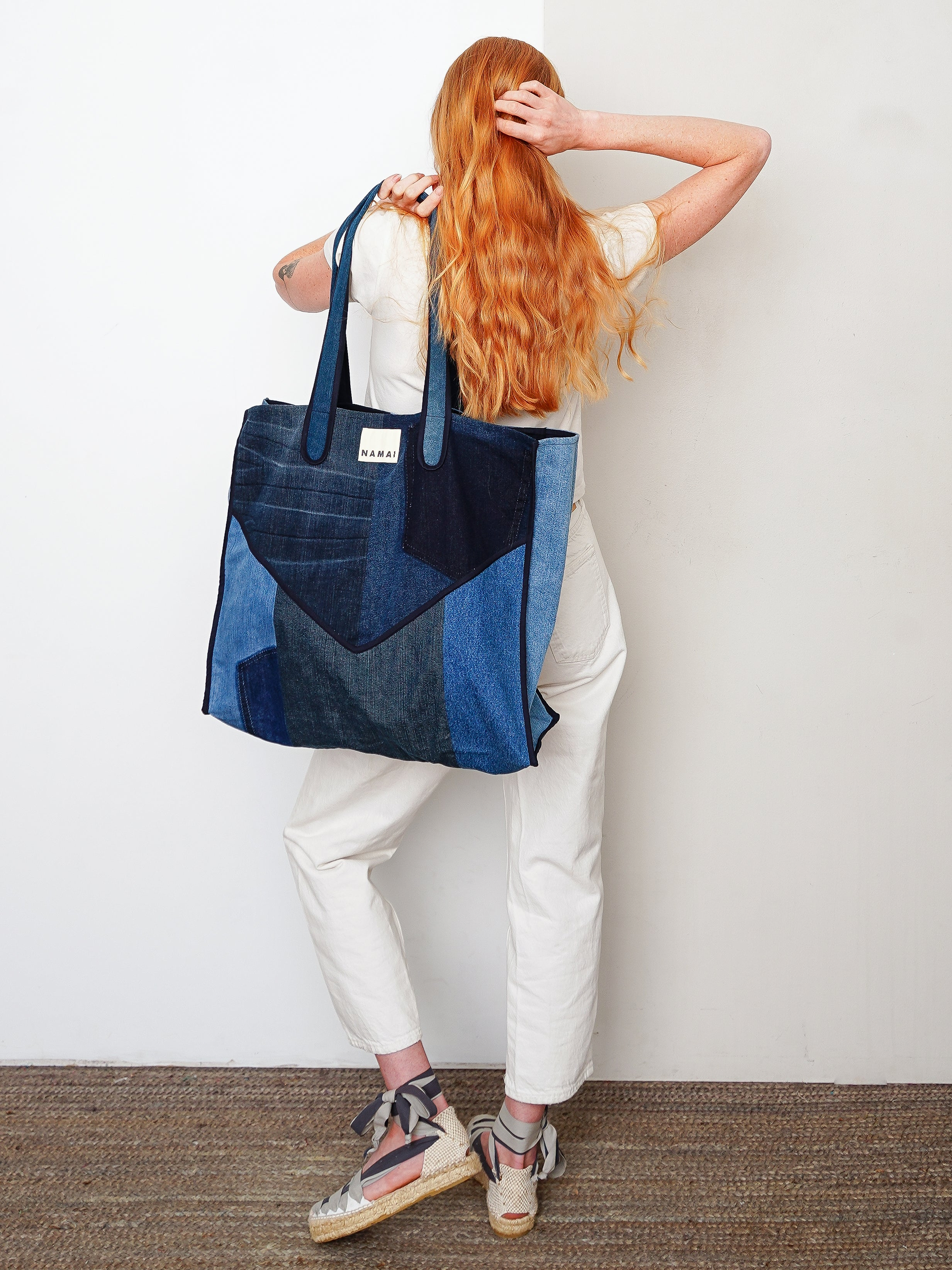 The Pasha Carryall Denim Tote Bag