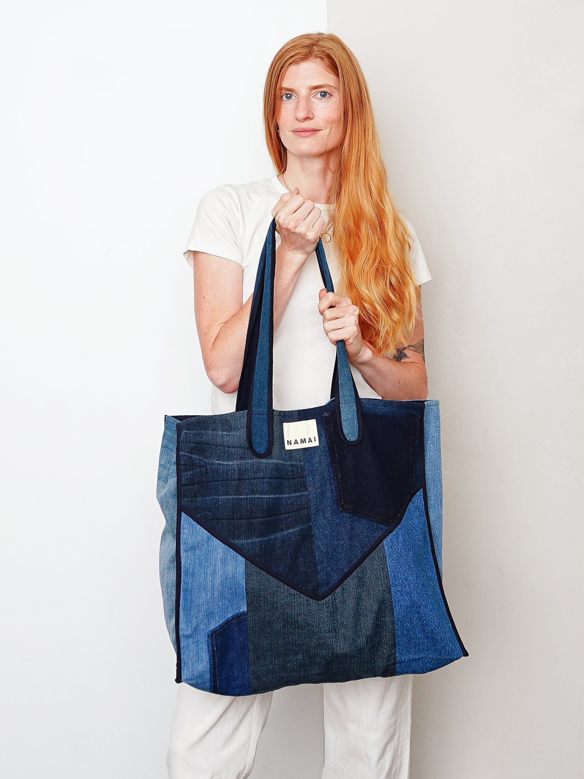 The Pasha Carryall Denim Tote Bag