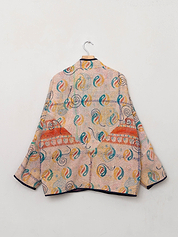 The Ladhiya Quilted Suzani Kantha Jacket