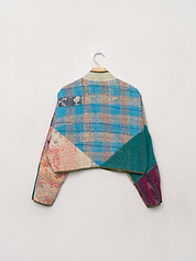 The Kaira Cropped Quilted Patchwork Kantha Jacket Wholesale