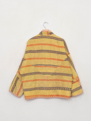 The Ladhiya Quilted Patchwork Kantha Jacket