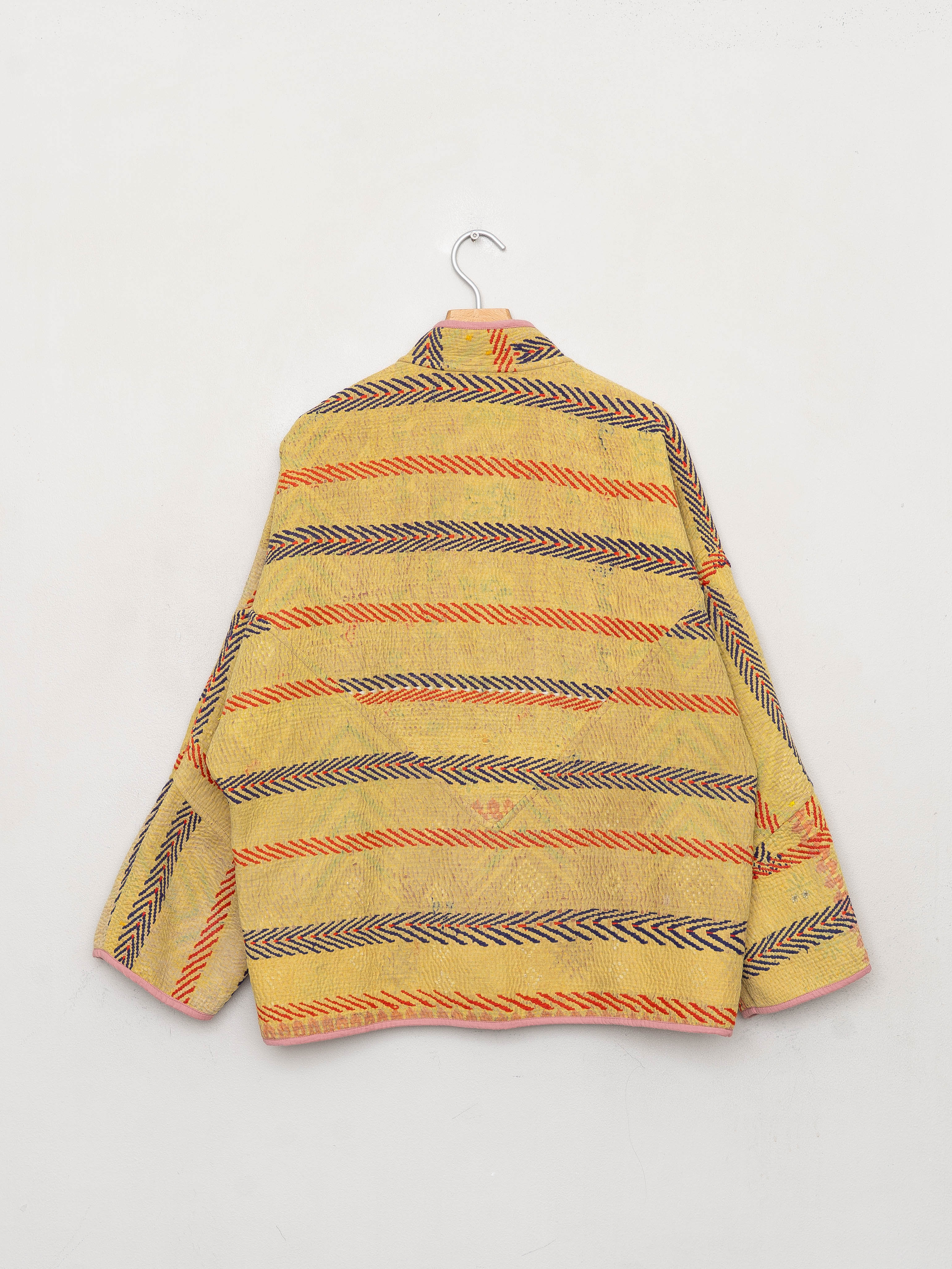 The Ladhiya Quilted Patchwork Kantha Jacket