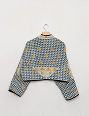 The Kaira Cropped Quilted Patchwork Kantha Jacket Wholesale