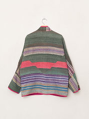 The Ladhiya Quilted Patchwork Kantha Jacket