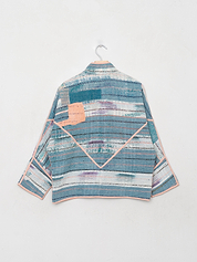 The Ladhiya Petite Quilted Patchwork Kantha Jacket
