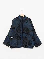 The Ladhiya Quilted Suzani Kantha Jacket