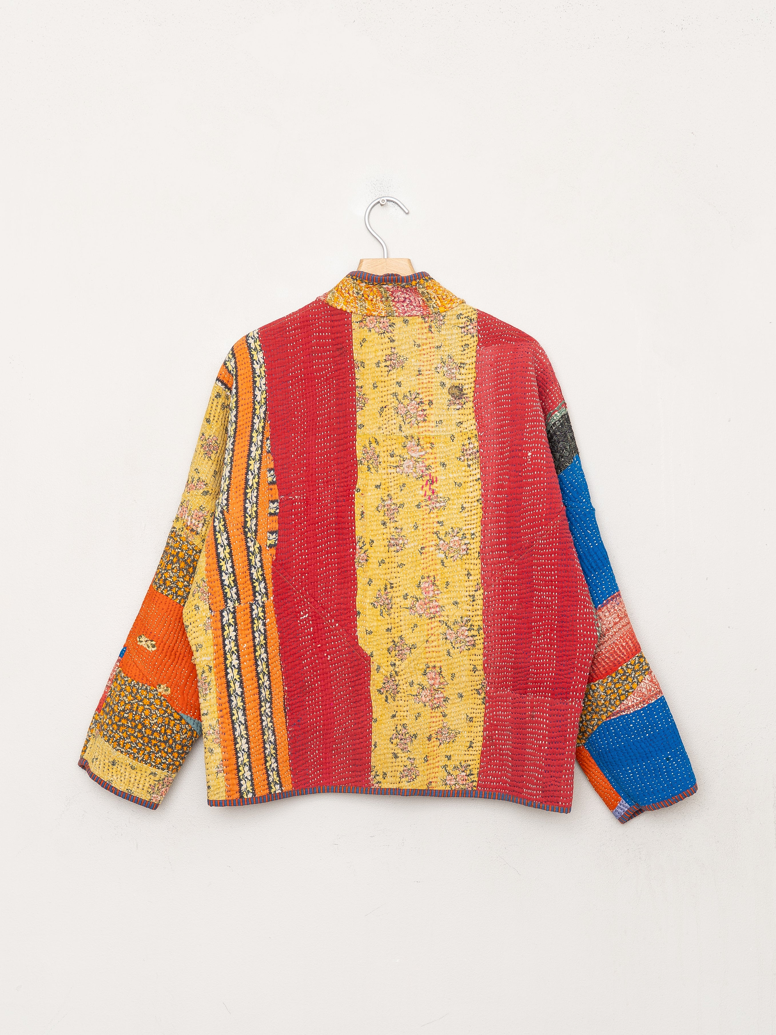 The Ladhiya Petite Quilted Patchwork Kantha Jacket