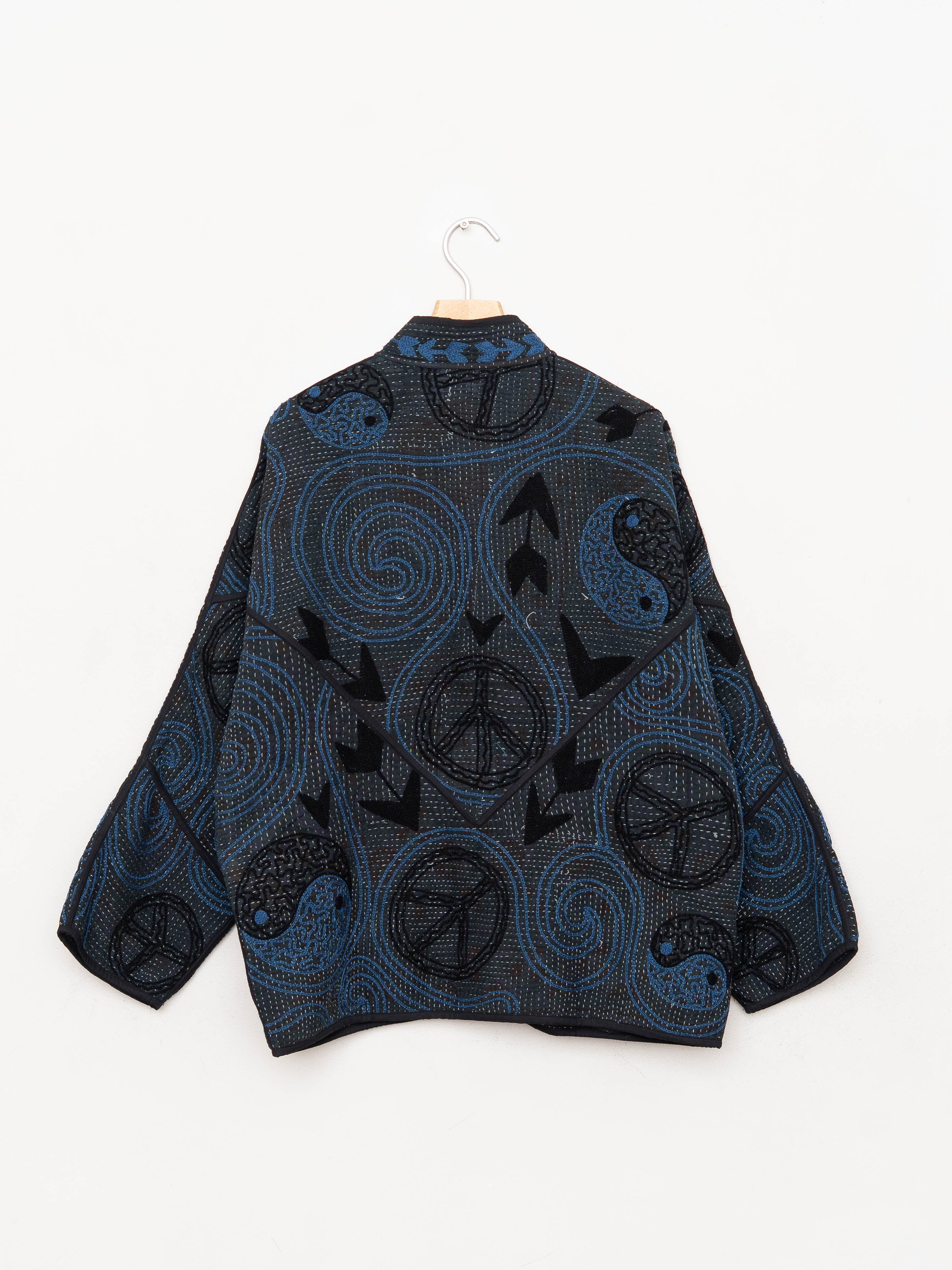 The Ladhiya Quilted Suzani Kantha Jacket