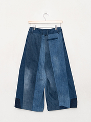 The Nadi Denim Flared Culotte Jeans - Small