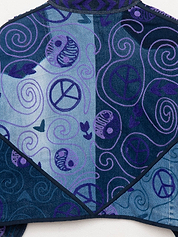 The Kaira Cropped Denim Suzani Jacket - Medium