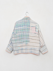 The Ladhiya Petite Quilted Patchwork Kantha Jacket