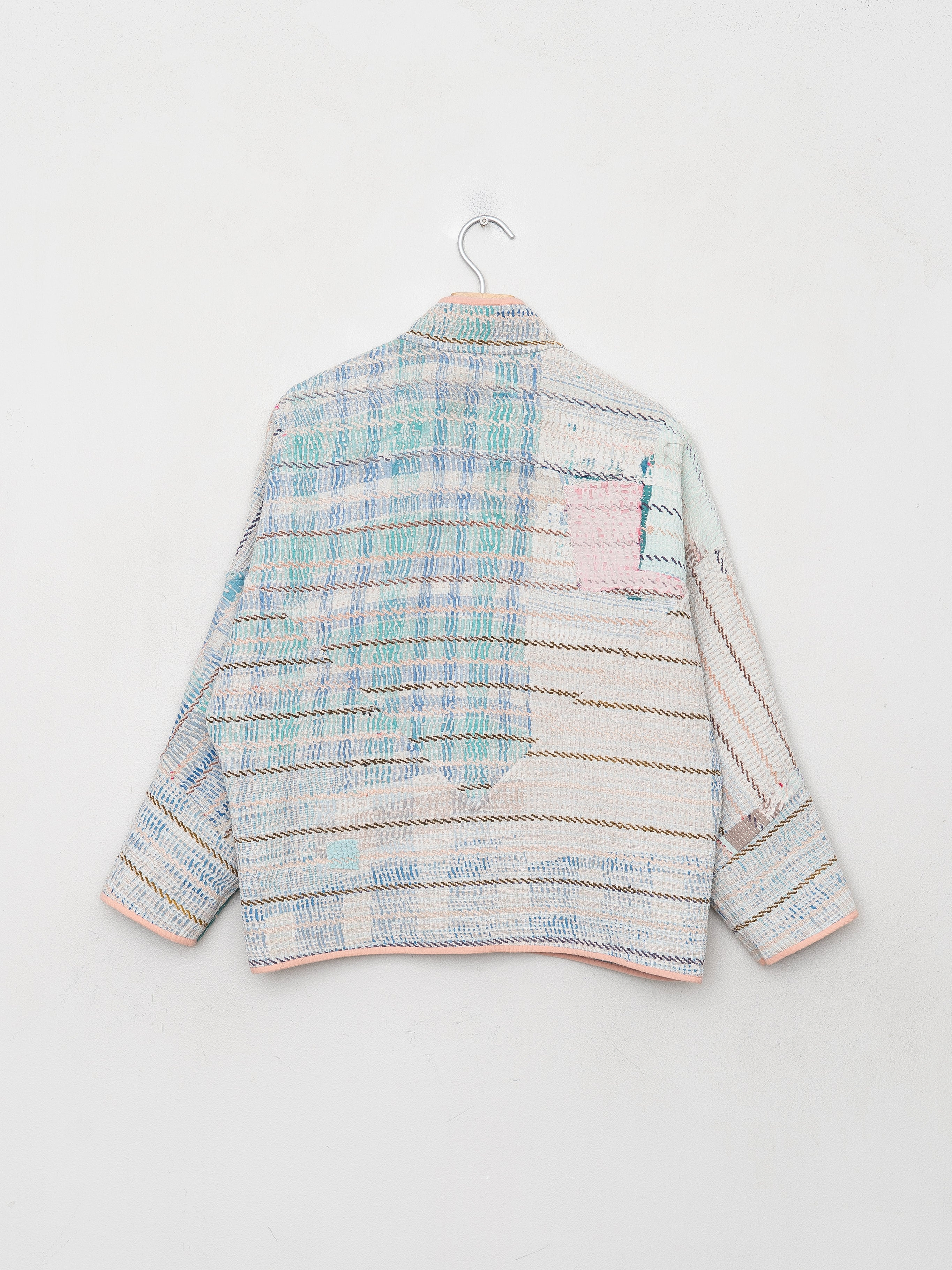 The Ladhiya Petite Quilted Patchwork Kantha Jacket