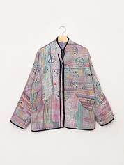 The Ladhiya Suzani Quilted Kantha Jacket