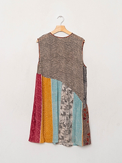 The Anan Short Dress  - Medium / Large - Upcycled Silk