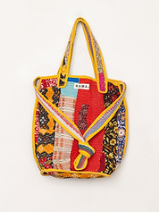 The Xoti II Zero-Waste Quilted Kantha Bag