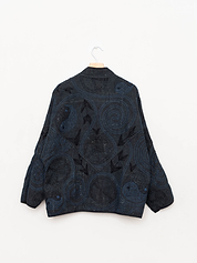 The Ladhiya Quilted Suzani Kantha Jacket