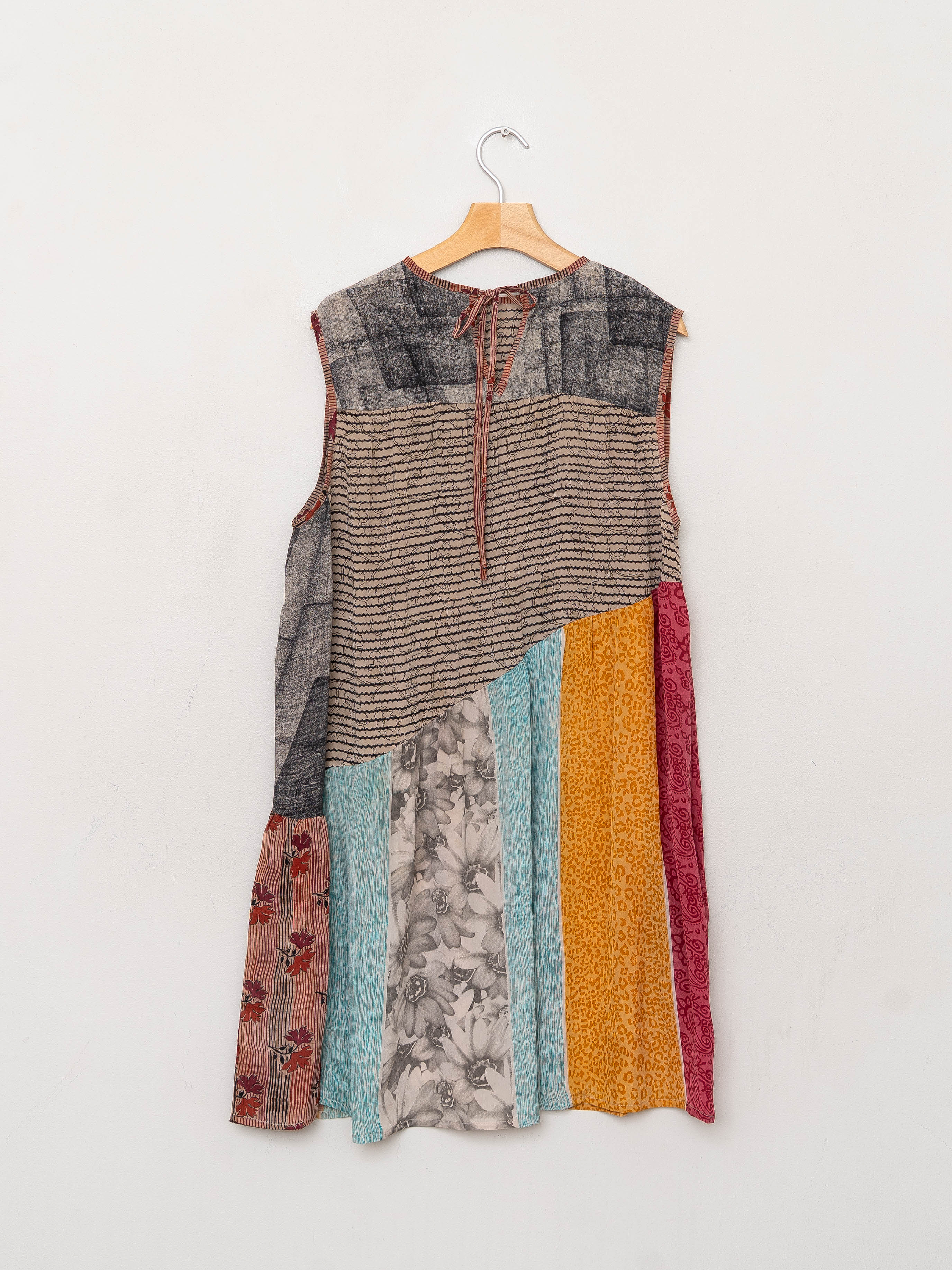 The Anan Short Dress  - Medium / Large - Upcycled Silk