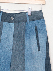 The Nadi Denim Flared Culotte Jeans - Small