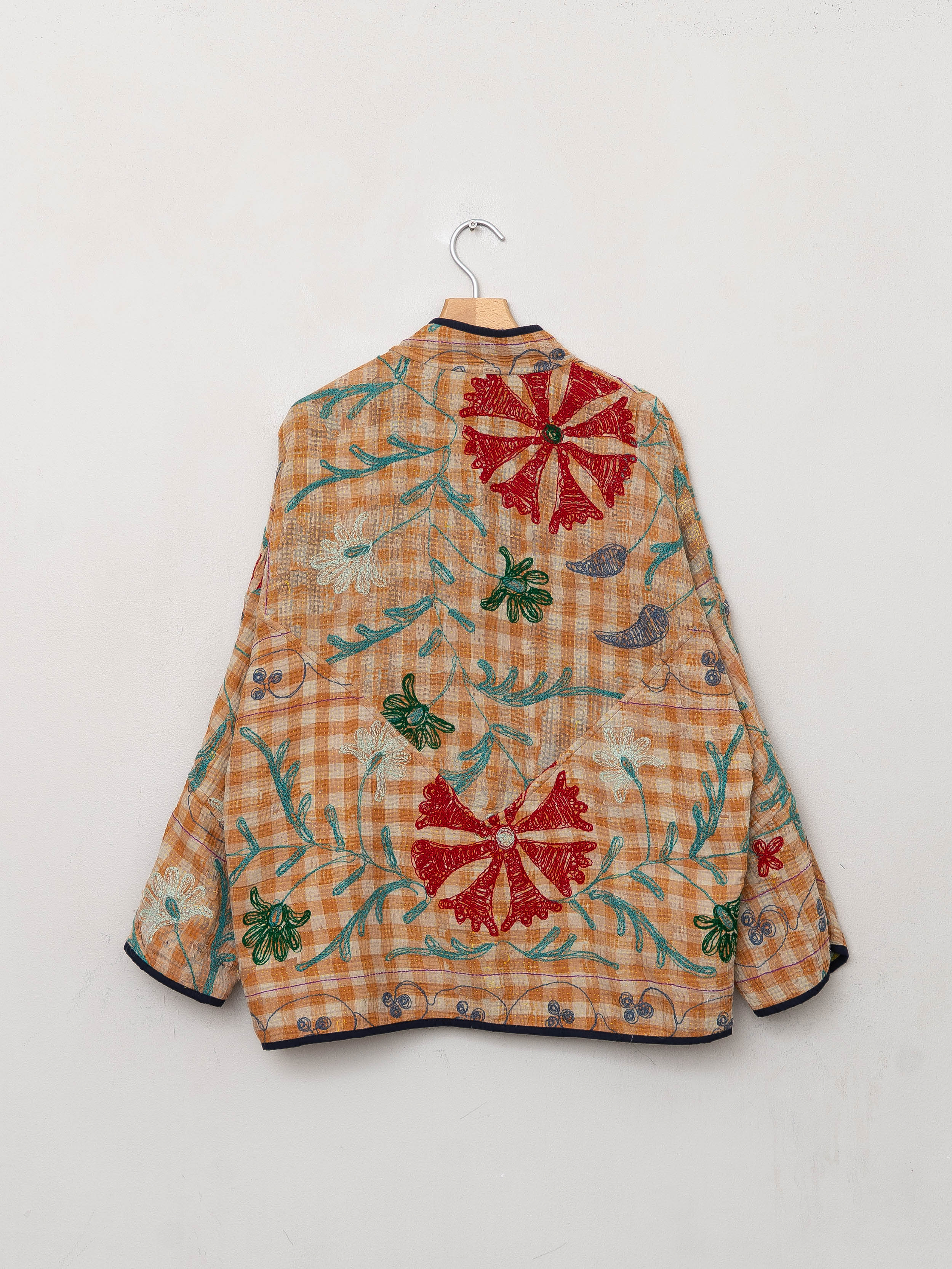 The Ladhiya Quilted Suzani Kantha Jacket