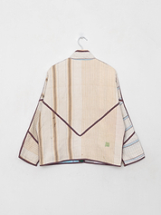 The Ladhiya Petite Quilted Patchwork Kantha Jacket