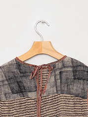 The Anan Short Dress  - Medium / Large - Upcycled Silk