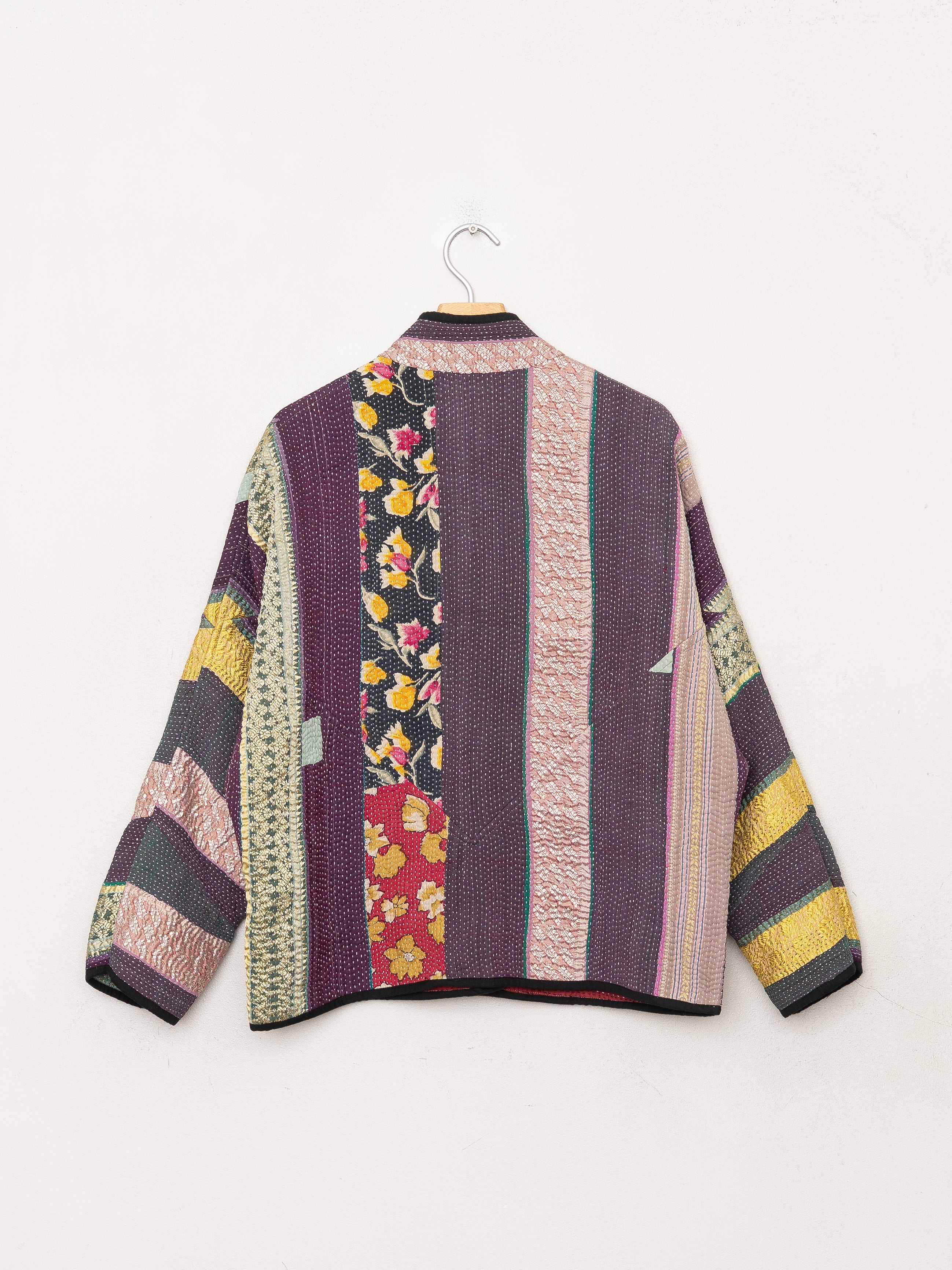 The Ladhiya Petite Quilted Patchwork Kantha Jacket