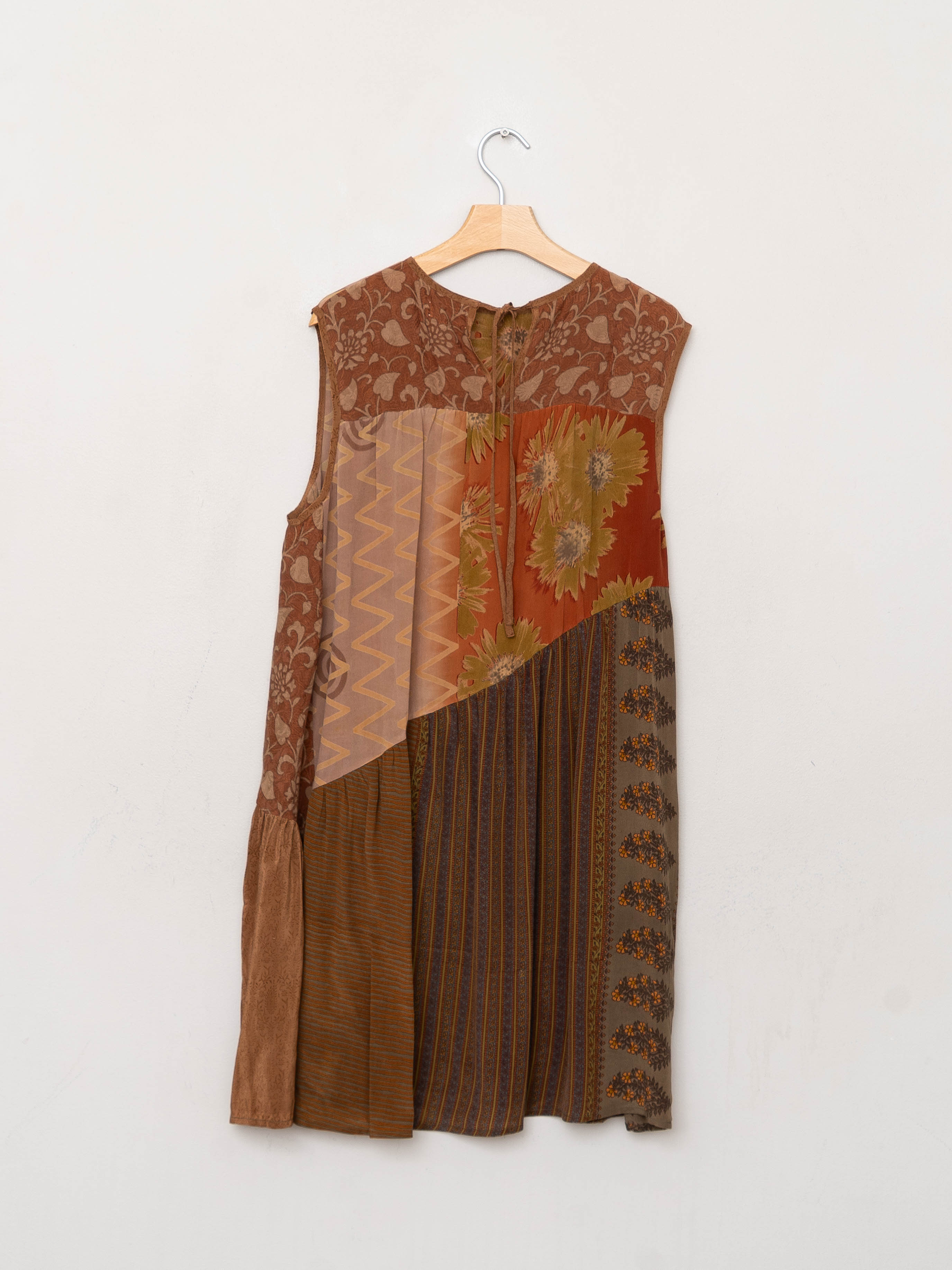 The Anan Short Dress  - Medium / Large - Upcycled Silk