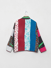 The Ladhiya Petite Quilted Patchwork Kantha Jacket