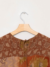 The Anan Short Dress  - Medium / Large - Upcycled Silk