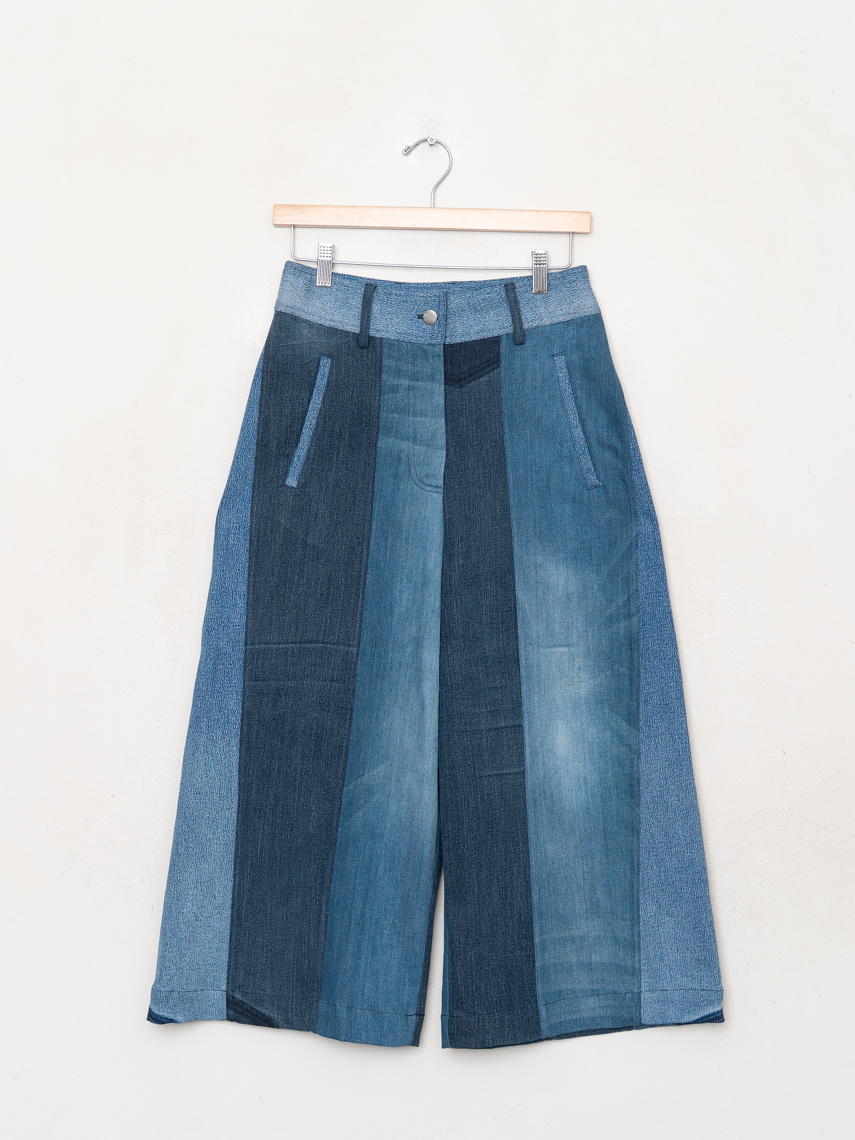 The Nadi Denim Flared Culotte Jeans - Small