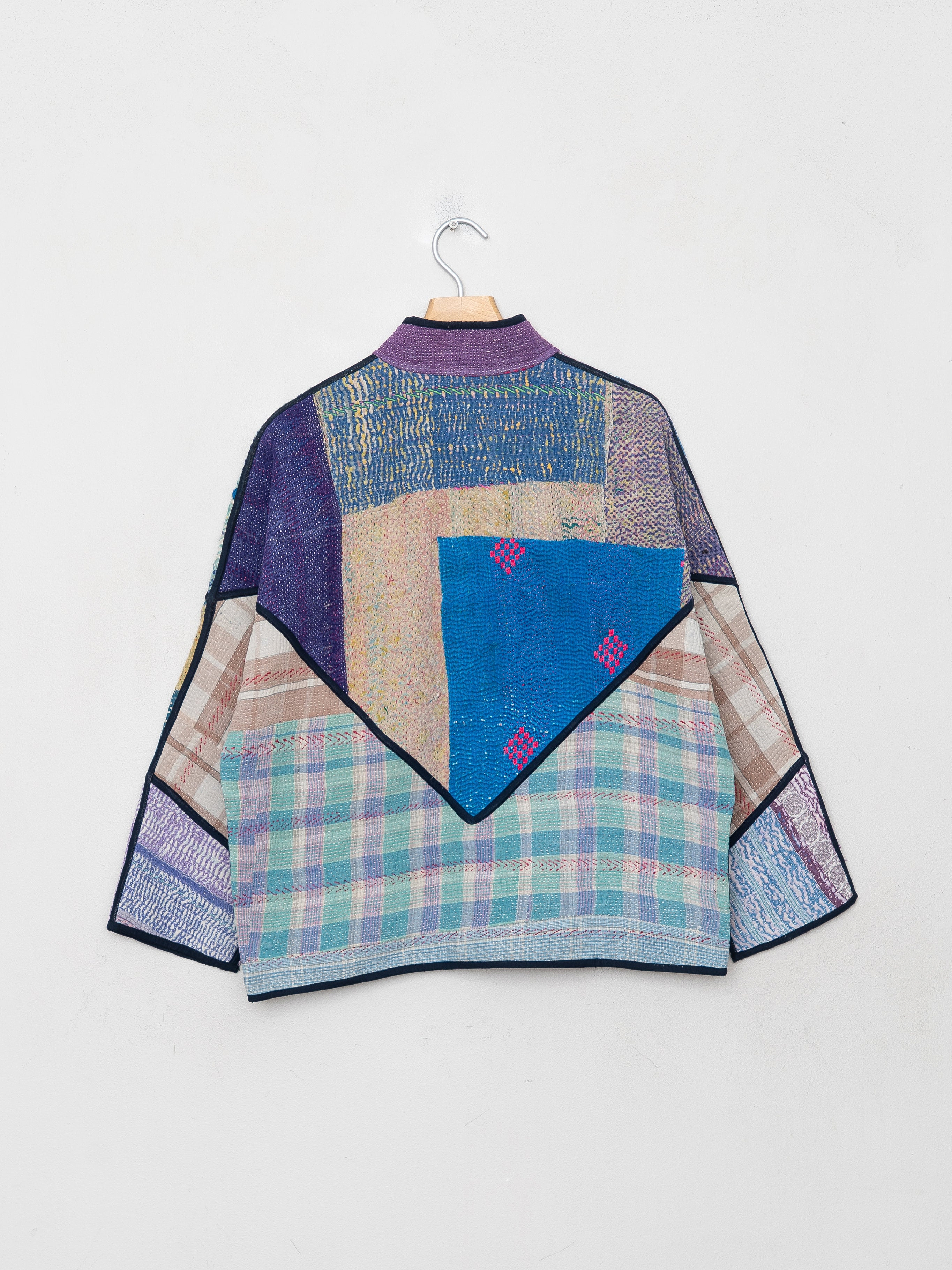 The Ladhiya Petite Quilted Patchwork Kantha Jacket