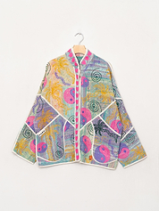 The Ladhiya Suzani Quilted Kantha Jacket