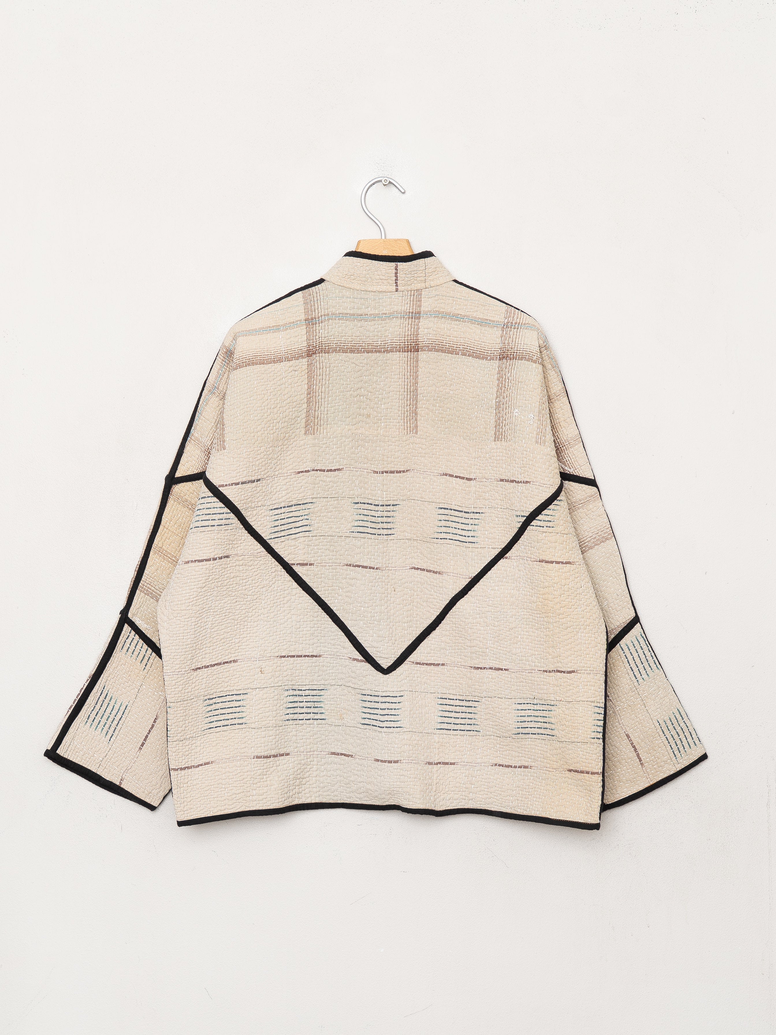 The Ladhiya Quilted Patchwork Kantha Jacket