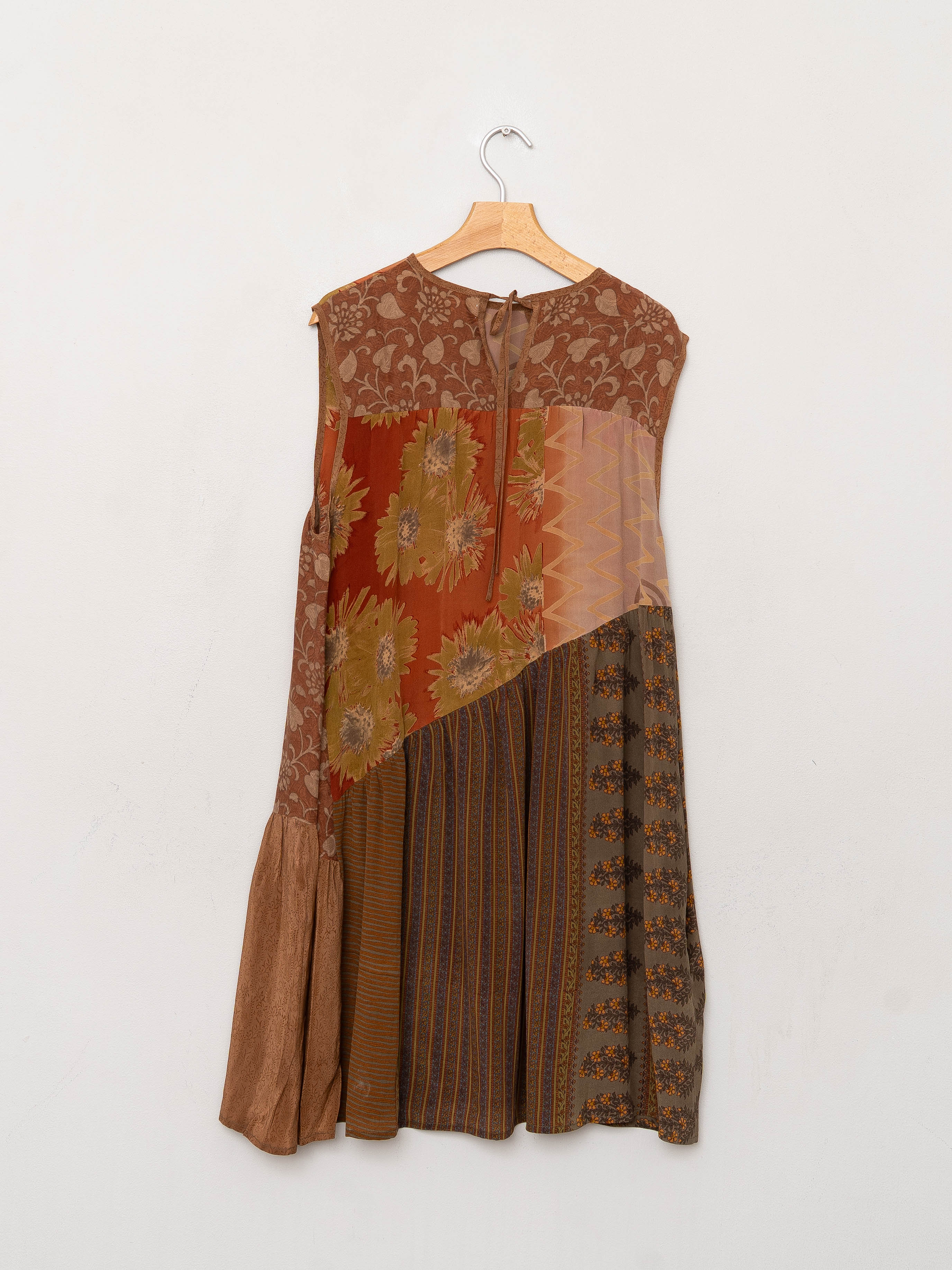 The Anan Short Dress  - Medium / Large - Upcycled Silk