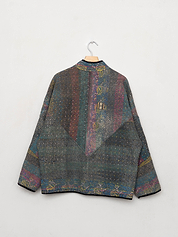The Ladhiya Quilted Patchwork Kantha Jacket