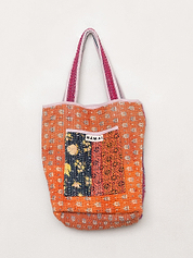 The Xoti II Zero-Waste Quilted Kantha Bag