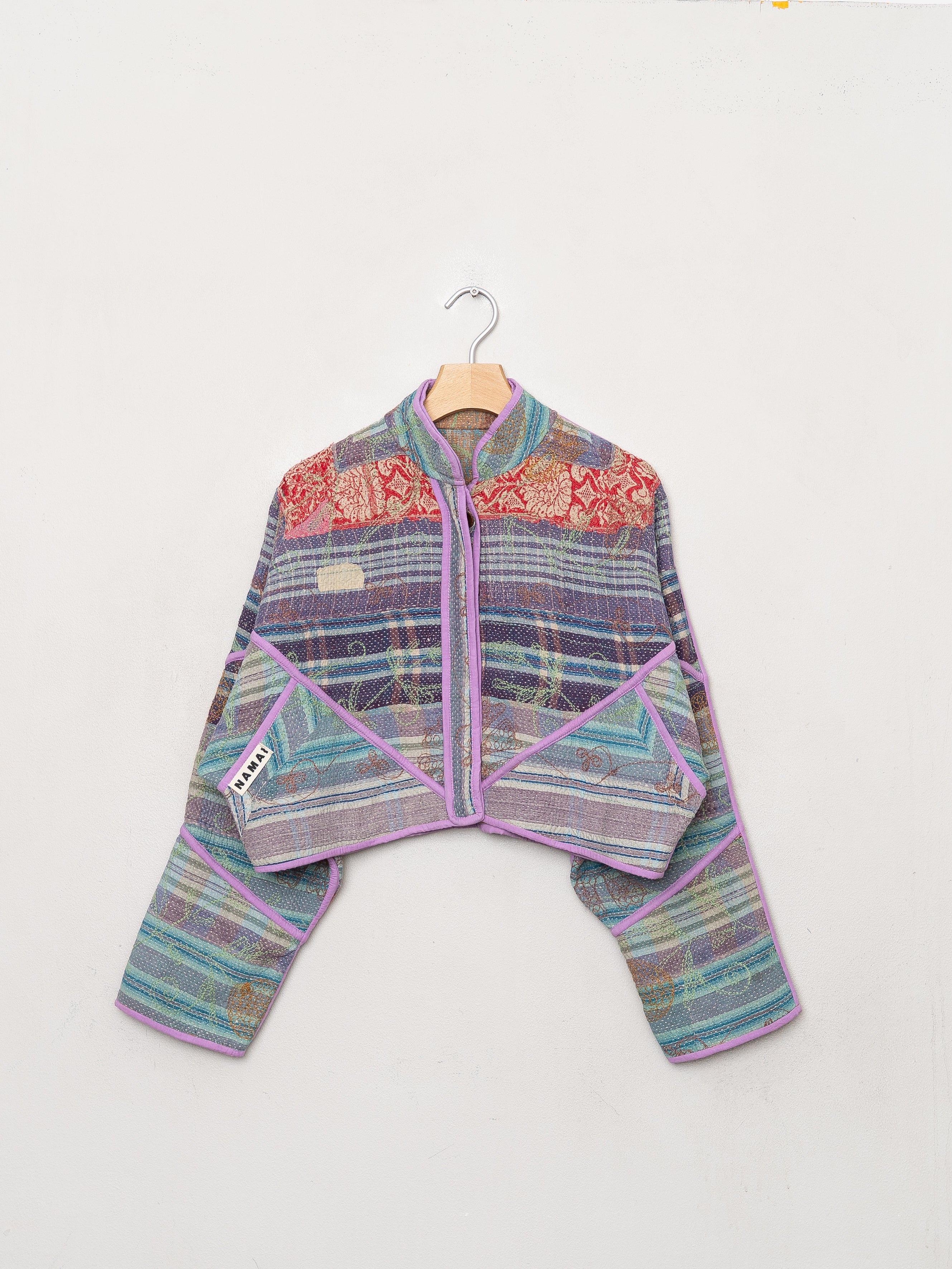 The Kaira Cropped Suzani Quilted Kantha Jacket Wholesale