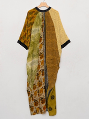 The Simmy Long Dress  - One Size - Upcycled Silk
