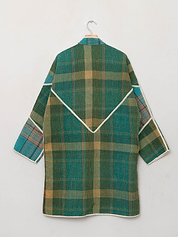 The Sai Quilted Patchwork Kantha Coat