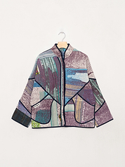 The Ladhiya Petite Quilted Patchwork Kantha Jacket