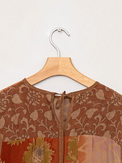 The Anan Short Dress  - Medium / Large - Upcycled Silk