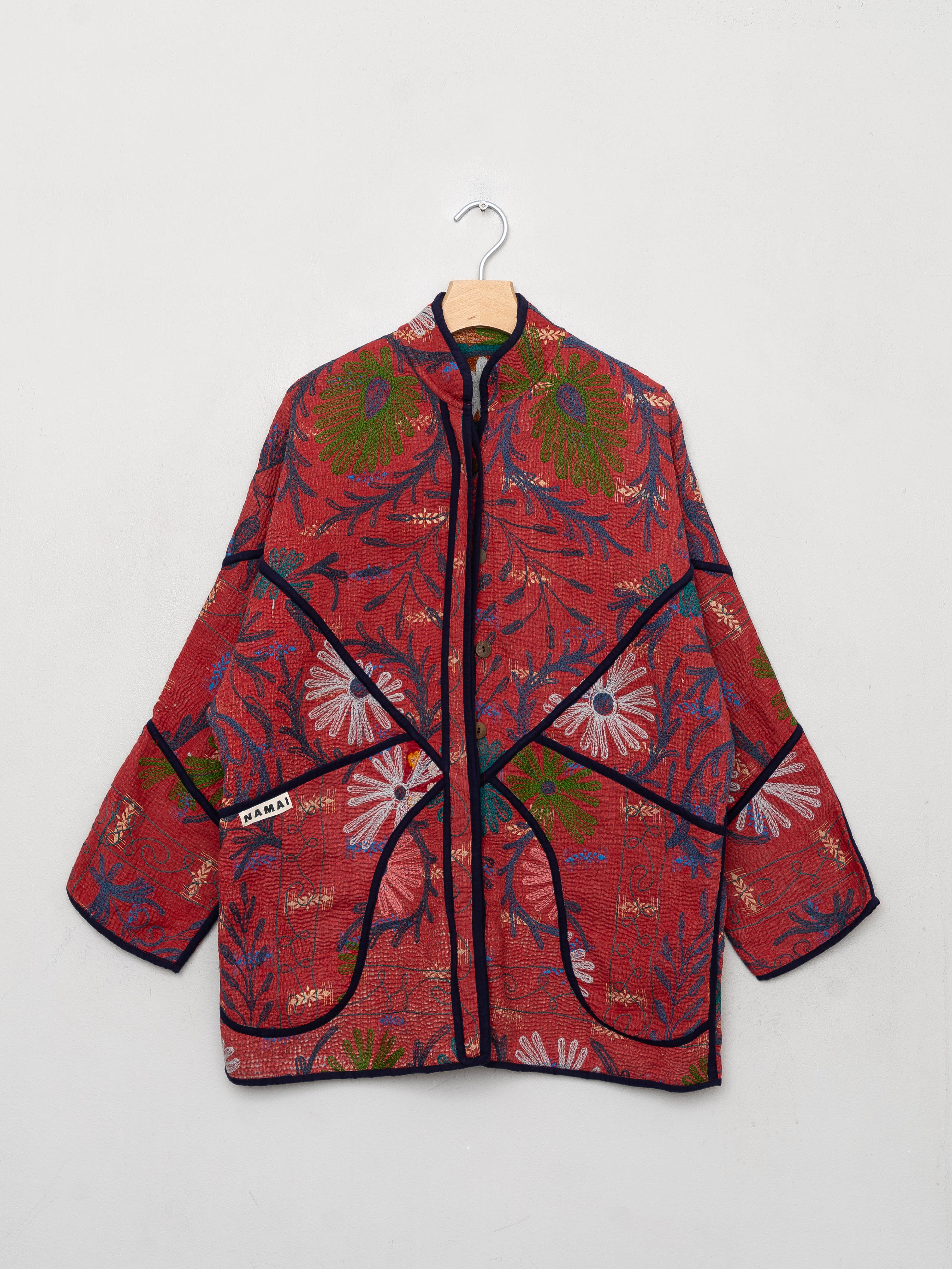 The Narmada Suzani Quilted Kantha Jacket