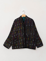 The Ladhiya Quilted Patchwork Kantha Jacket