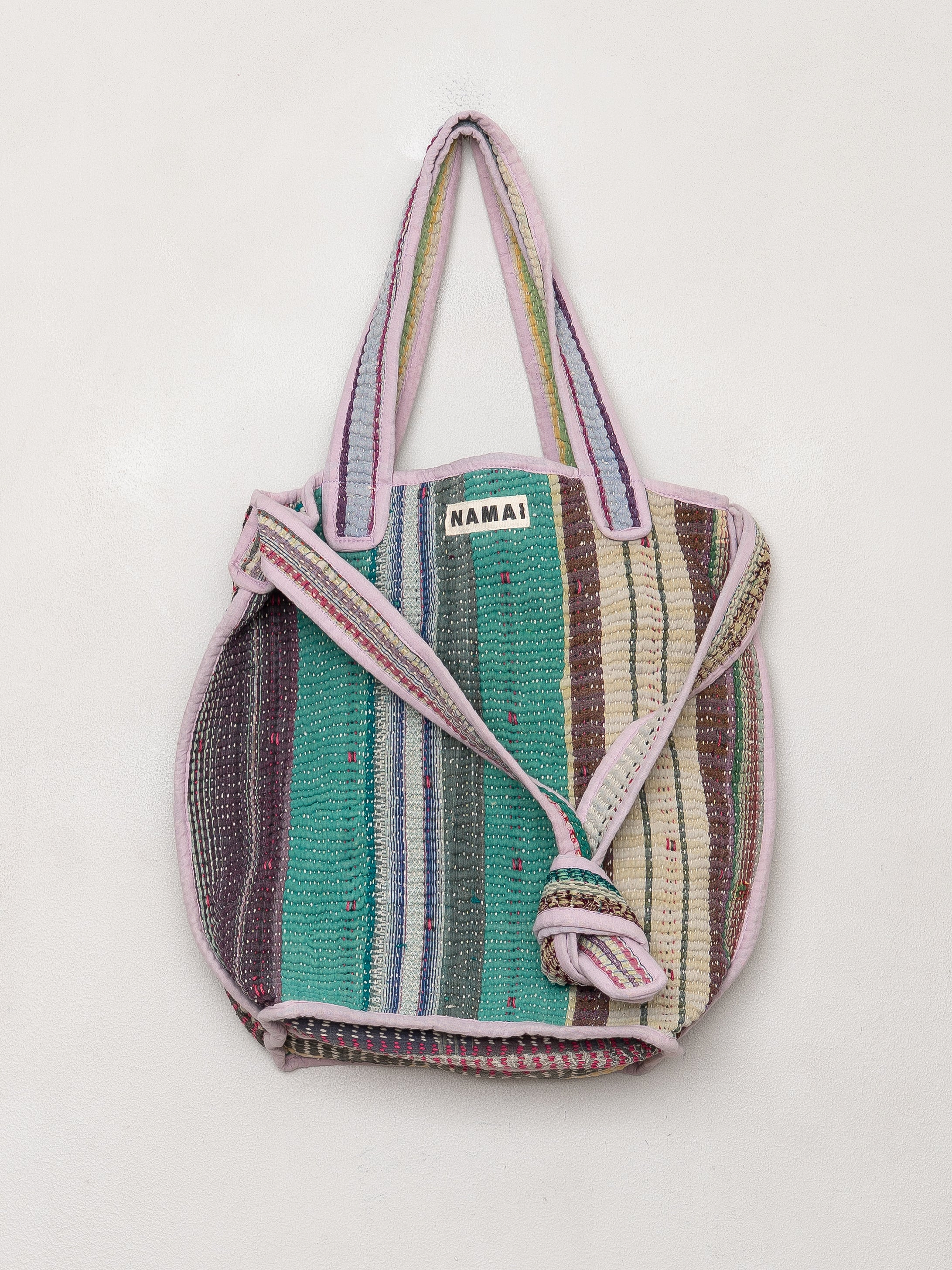 The Xoti II Zero-Waste Quilted Kantha Bag
