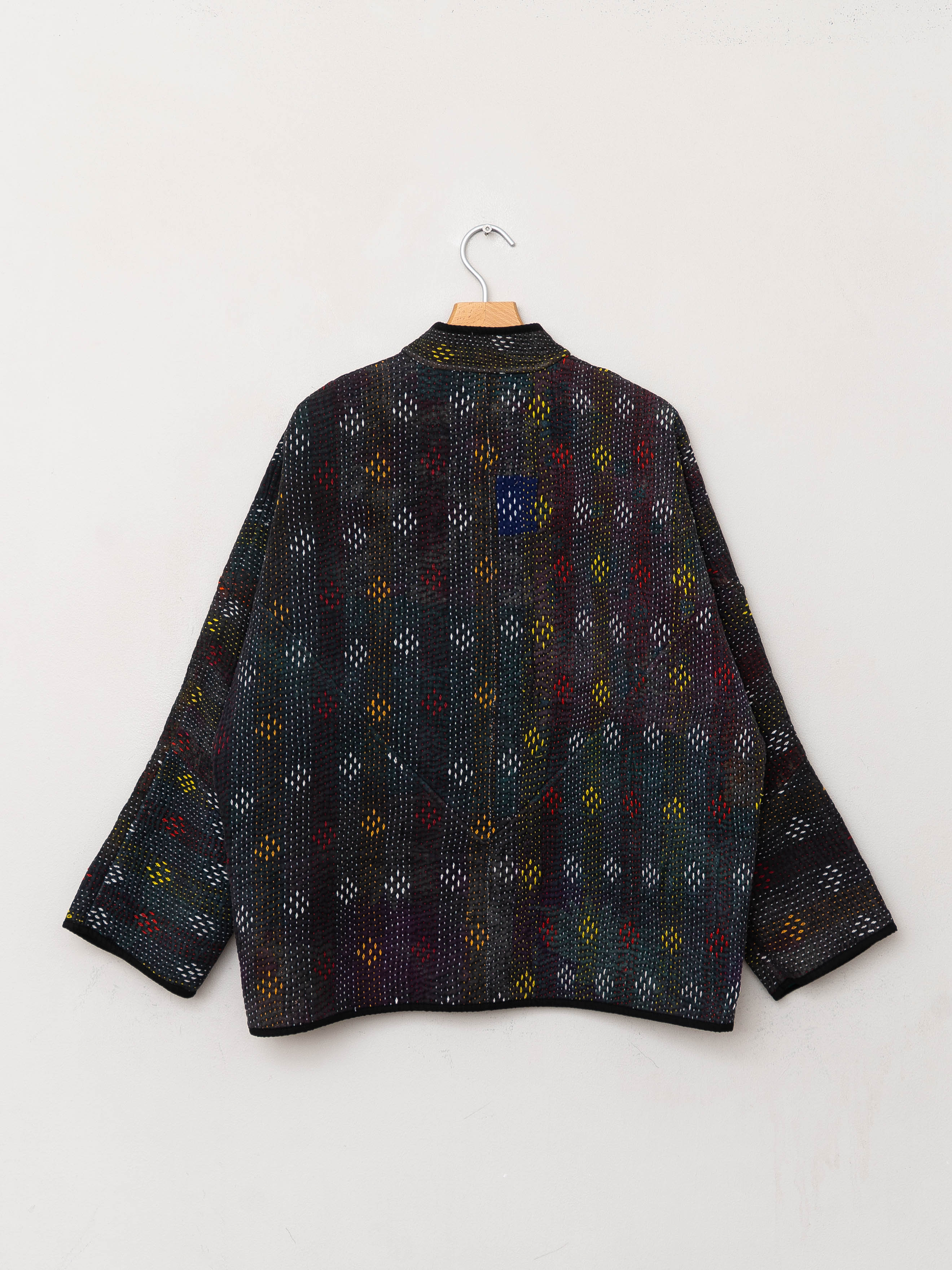 The Ladhiya Quilted Patchwork Kantha Jacket